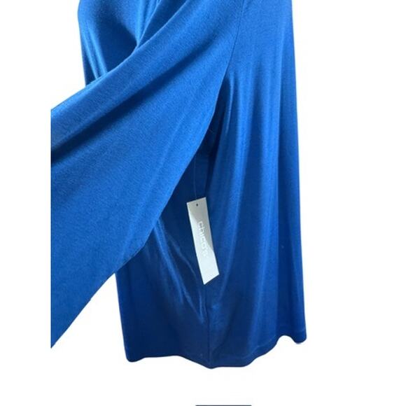 NWT!! Chicos , Royal Blue, Ulitmate tee, Long Sleeve, Size XL,Cottage Core,Ocean - Picture 3 of 11
